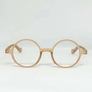 Eyeglasses Round Tan